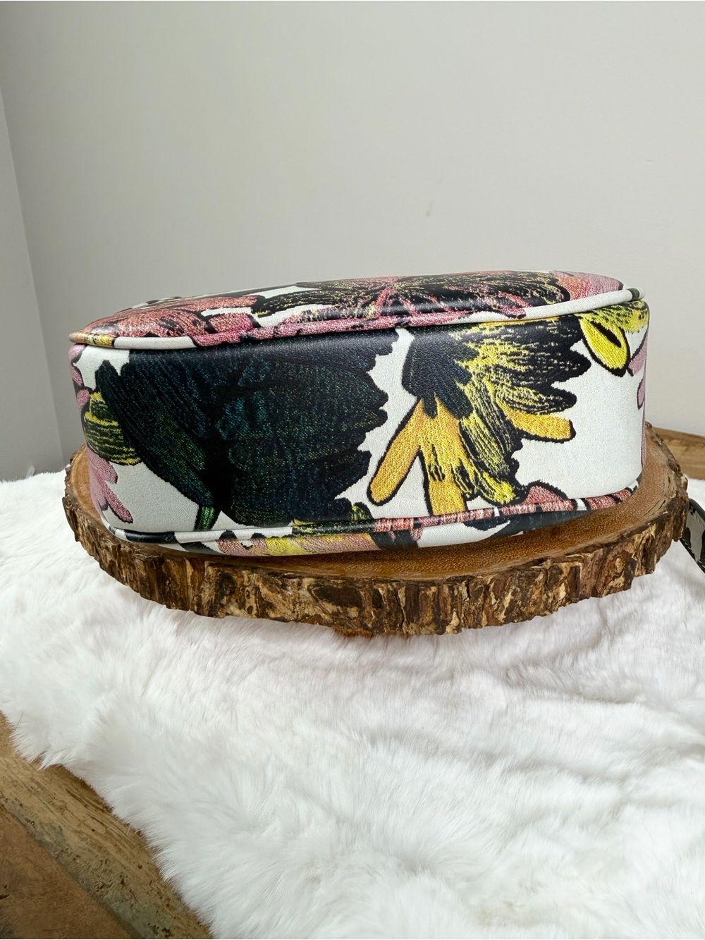 Christian Louboutin Carasky Mini Floral Hanabi Leather Shoulder/Crossbody Bag - Picture 13 of 13